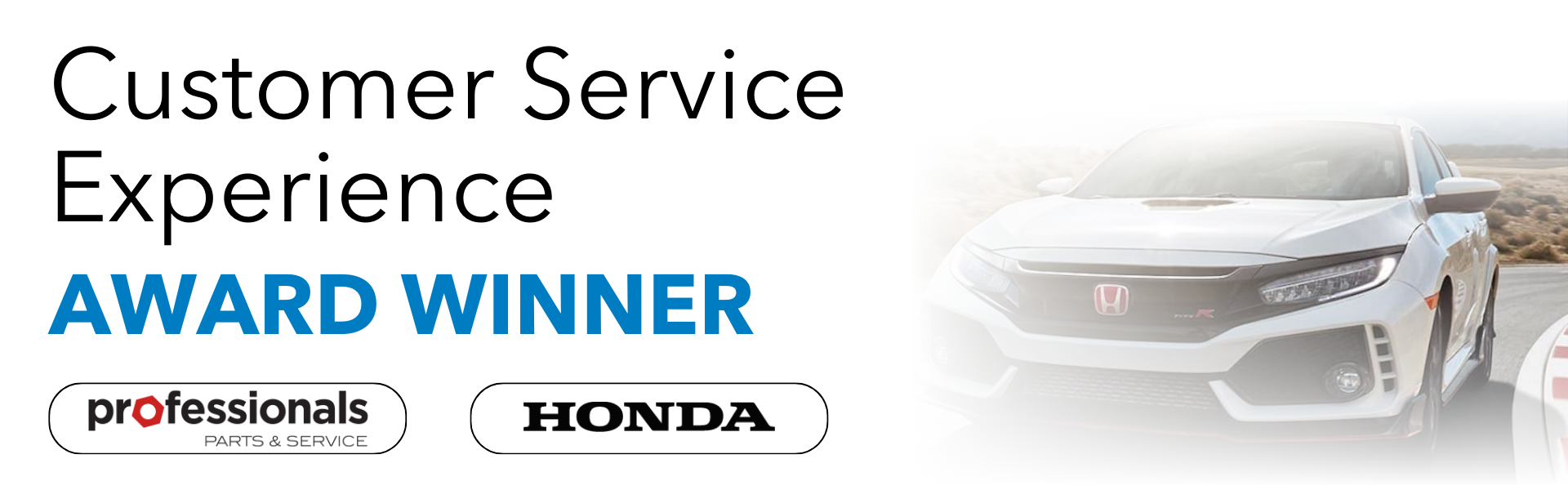 Customer Service Experience Award Winner